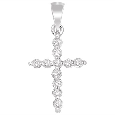 Picture of Diamond pendant Little cross