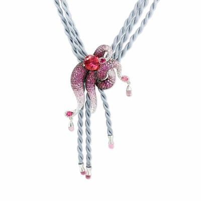 Picture of Necklace Matragi Octopus Pink