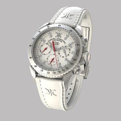 Picture of Diamond watch 9288-AI-AG-Rubber