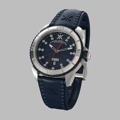 Picture of Diamond watch 9280-AB-BU-Rubber